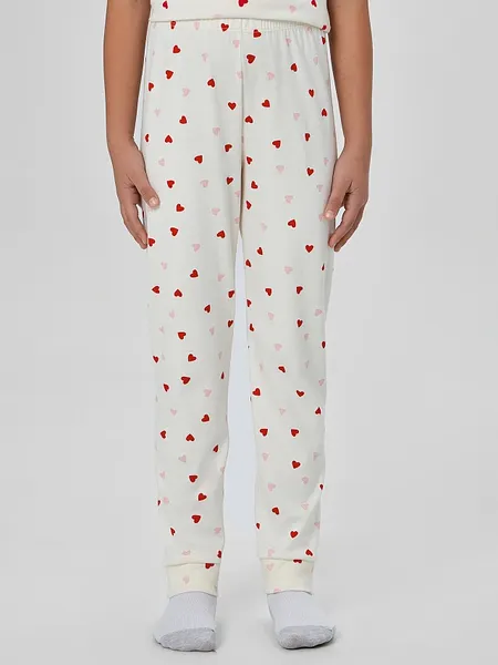 Изображение товара Пижама детская Mark Formelle 567743 (р.116-60, сердечки на молоке)