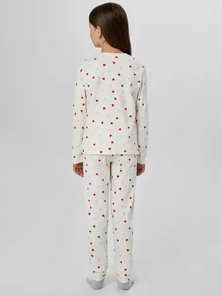 Изображение товара Пижама детская Mark Formelle 567743 (р.164-84, сердечки на молоке)