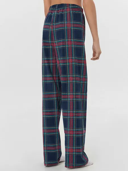 Изображение товара Пижама детская Mark Formelle 563337 (р.128-64-57, темно-синий/клетка на темно-синем)