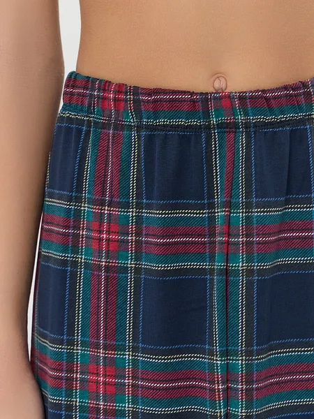 Изображение товара Пижама детская Mark Formelle 563337 (р.128-64-57, темно-синий/клетка на темно-синем)