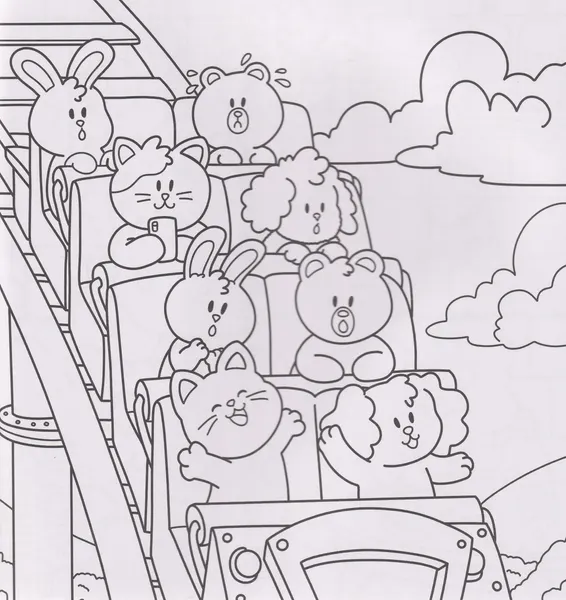 Изображение товара Раскраска Проф-Пресс Уютная. Забавные животные (9785378358144)