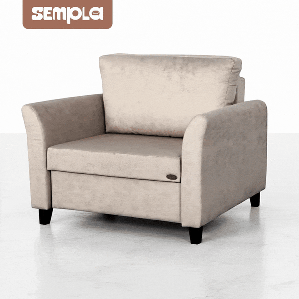 Изображение товара Кресло-кровать SEMPLA Джерси 3 - 900 (лана капучино)