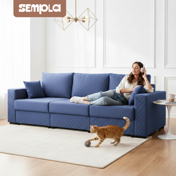 Изображение товара Диван SEMPLA Неаполь 1 (мора деним)