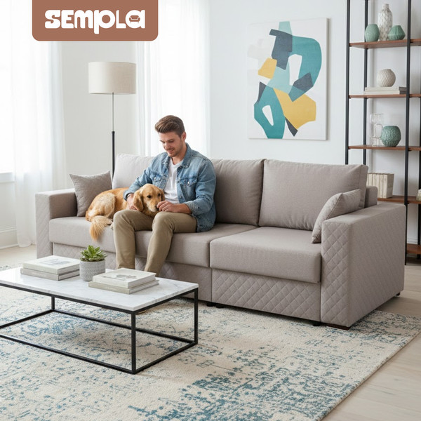 Изображение товара Диван SEMPLA Неаполь 1 (альба мокко)