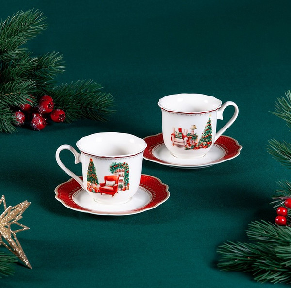 Изображение товара Набор для чая/кофе Fissman Christmas Eve / 16032 (2шт)