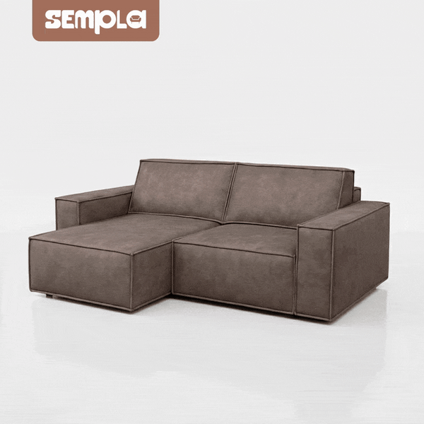 Изображение товара Диван угловой SEMPLA Тулон 6 (аликанте коричневый)