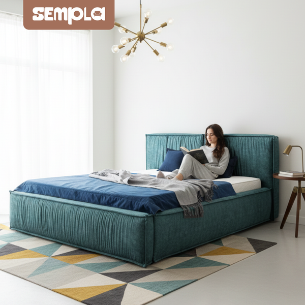 Изображение товара Каркас кровати SEMPLA Чикаго 160х200 (аликанте изумруд)