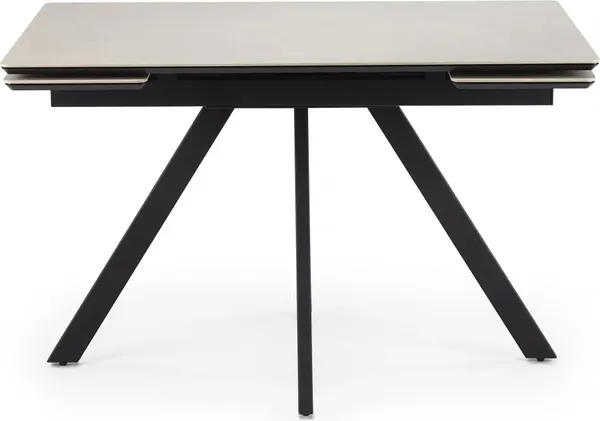 Изображение товара Обеденный стол Notta Вилли 120-180х80 (сarmen light grey/черный)