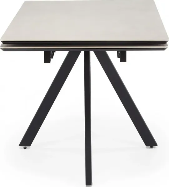 Изображение товара Обеденный стол Notta Вилли 120-180х80 (сarmen light grey/черный)