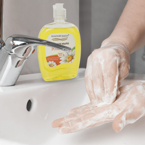 Изображение товара Мыло жидкое Золотой идеал Ромашка / 606784 (500г)