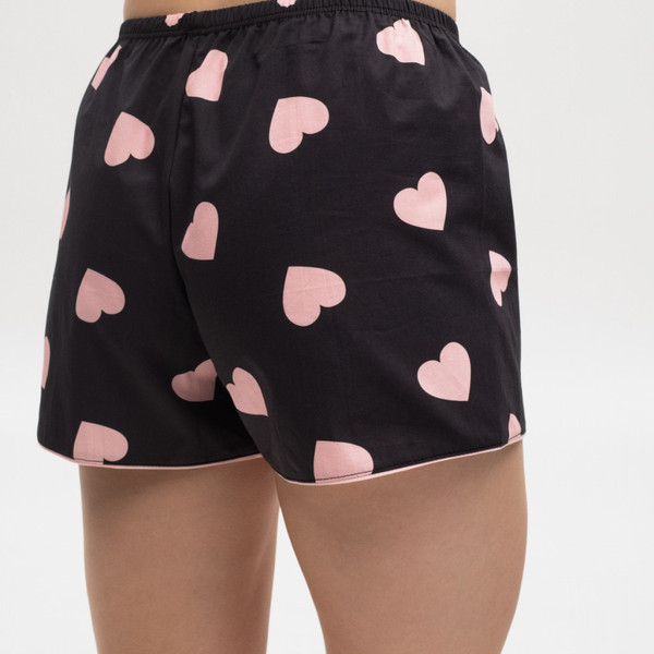 Изображение товара Шорты пижамные Milavitsa 9357 (р.170-84-92, черный набивной)