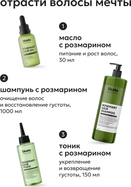 Изображение товара Тоник для волос Likato Professional Против выпадения с женьшенем и красным перцем (150мл)