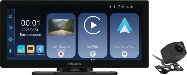 Изображение товара Автомобильный ЖК-монитор Digma Smart Screen Mi1000 Dual / SS1000D