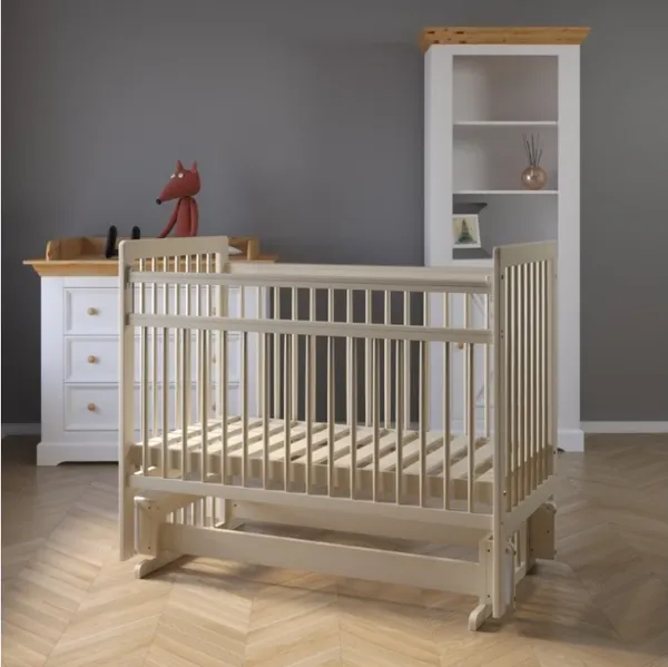 Изображение товара Детская кроватка Bambini 16.20.16.05 (мультимаятник, бежевый)