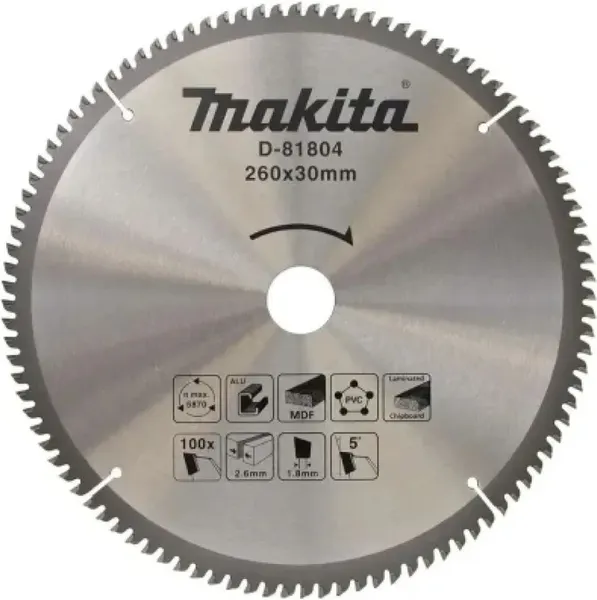 Изображение товара Пильный диск Makita D-81804