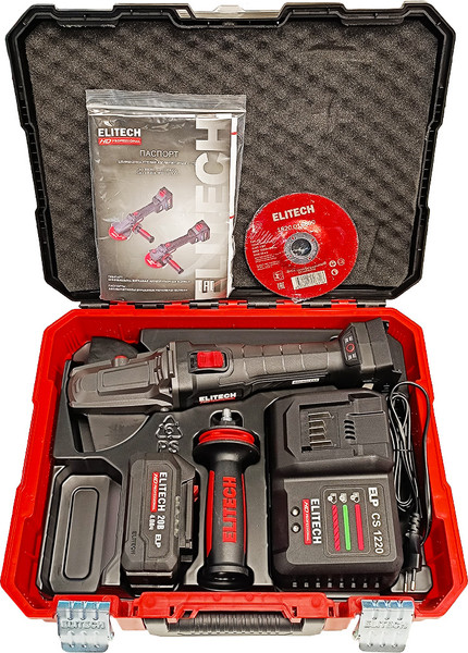 Изображение товара Угловая шлифовальная машина Elitech CAG 2012DSL / 210318