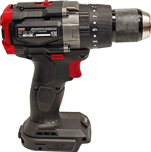 Изображение товара Аккумуляторная дрель-шуруповерт Elitech CD 20BL2 / 205726