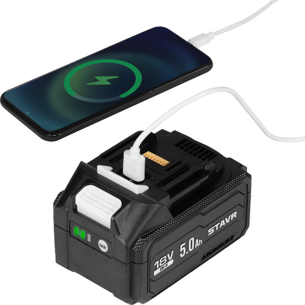 Изображение товара Аккумулятор для электроинструмента Ставр SB 18-5-USB
