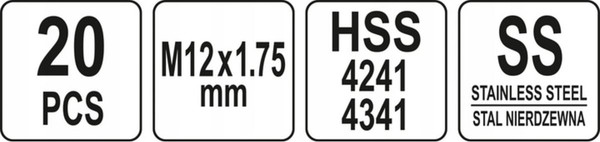 Изображение товара Набор футорок для восстановления резьбы Yato YT-17635