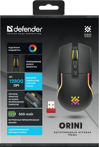 Изображение товара Мышь Defender Orini GM-141 / 52141 (черный)