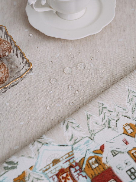 Изображение товара Скатерть Моготекс Изба 02ШС8-42-КВ рис.1/5057/1 (220x150)