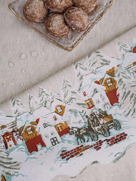 Изображение товара Скатерть Моготекс Изба 02ШС8-42-КВ рис.1/5057/1 (220x150)