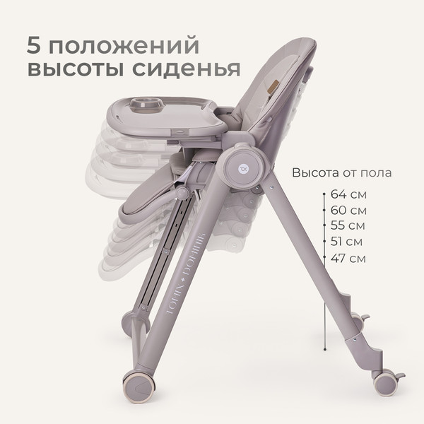 Изображение товара Стульчик для кормления Tomix Dominik / M09 (серый)