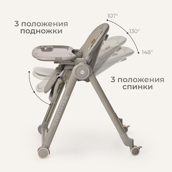 Изображение товара Стульчик для кормления Tomix Dominik / M09 (оливковый)