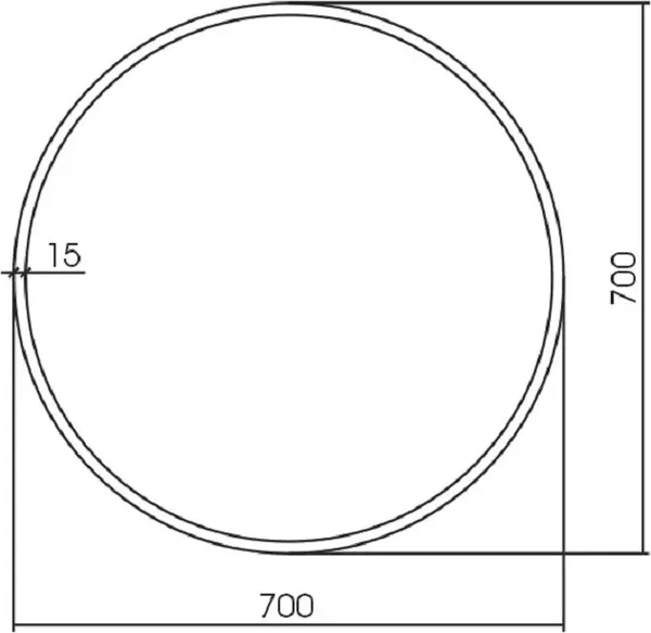 Изображение товара Зеркало Silver Mirrors Glory D700 / LED-00003072