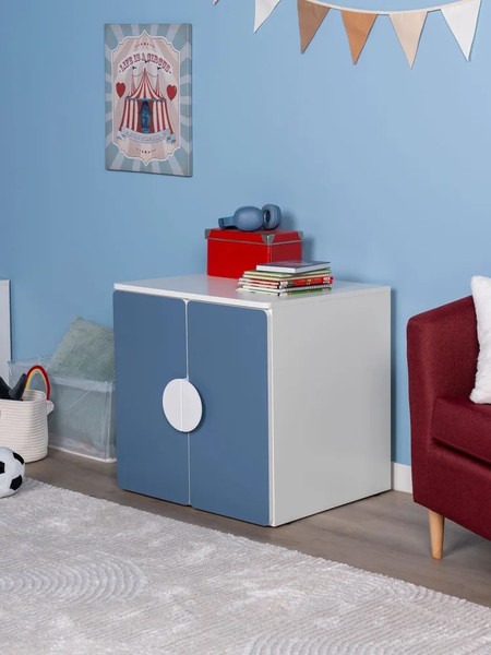 Изображение товара Тумба Mebelain Пикси 60 с 1 полкой (озорной синий)