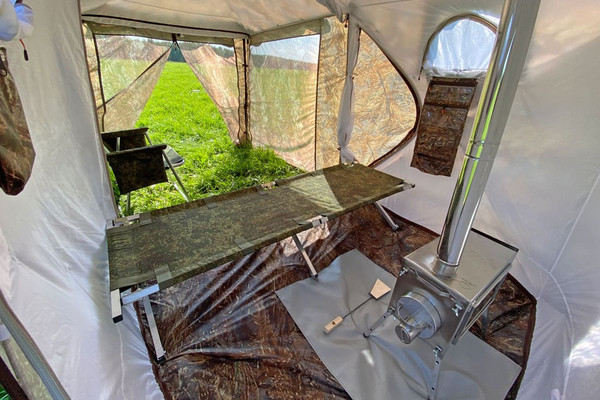 Изображение товара Раскладушка туристическая Берег 1.8 Складная