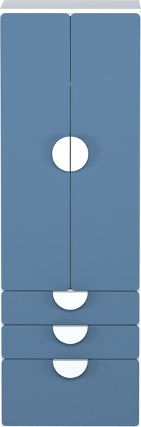 Изображение товара Шкаф Mebelain Пикси 180 с 3 ящиками (озорной синий)