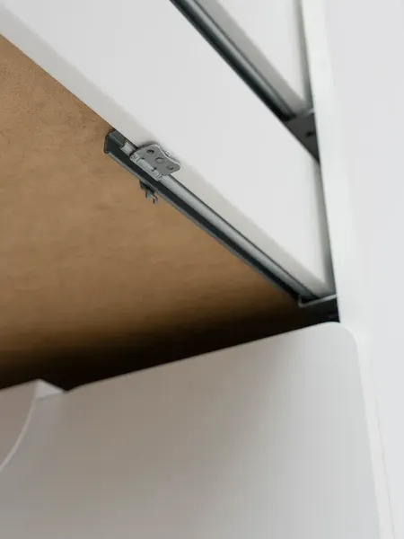 Изображение товара Стеллаж Mebelain Пикси 120 с 3 ящиками (мечтательный розовый)