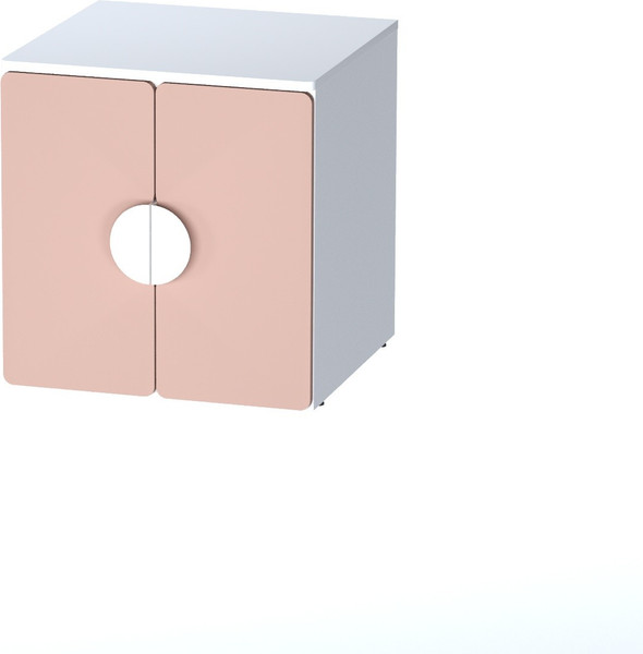 Изображение товара Тумба Mebelain Пикси 60 с 1 полкой (мечтательный розовый)