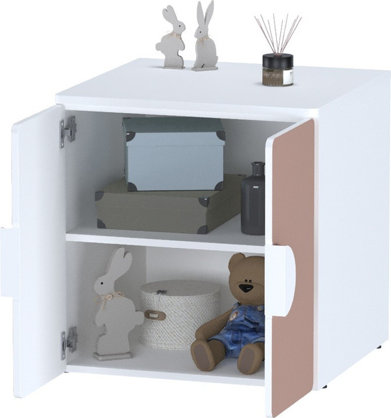 Изображение товара Тумба Mebelain Пикси 60 с 1 полкой (мечтательный розовый)