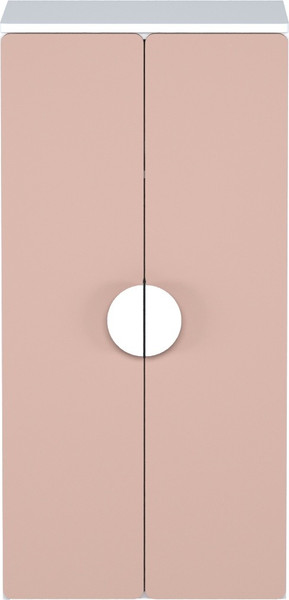 Изображение товара Шкаф Mebelain Пикси 120 с 3 полками (мечтательный розовый)