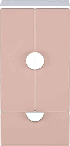 Изображение товара Шкаф Mebelain  Пикси 120 с ящиком (мечтательный розовый)