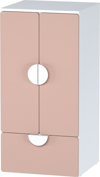 Изображение товара Шкаф Mebelain  Пикси 120 с ящиком (мечтательный розовый)