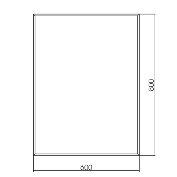 Изображение товара Зеркало Silver Mirrors Алмина 60x80 / LED-00002705