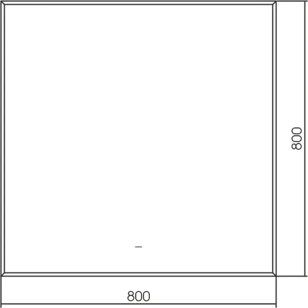 Изображение товара Зеркало Silver Mirrors Алмина 80x80 / LED-00002717