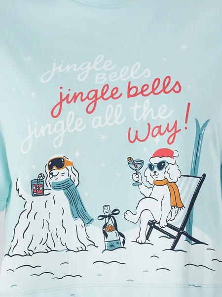 Изображение товара Пижама Mark Formelle 592444 (р.164/170-92-98, мята/собаки на мяте)