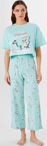 Изображение товара Пижама Mark Formelle 592444 (р.164/170-92-98, мята/собаки на мяте)