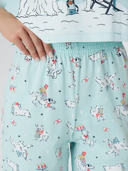 Изображение товара Пижама Mark Formelle 592444 (р.164/170-92-98, мята/собаки на мяте)
