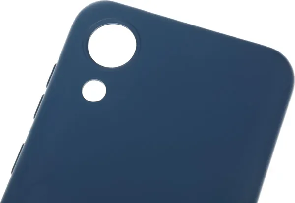 Изображение товара Чехол-накладка BoraSCO Samsung Galaxy A03 Core Microfiber Case / 40946 (синий)