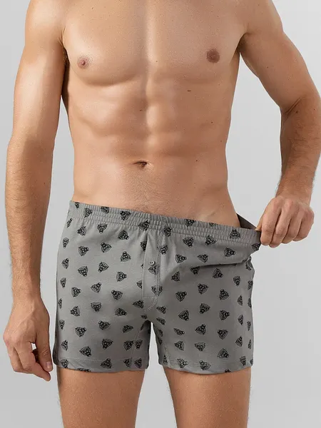 Изображение товара Трусы мужские Mark Formelle 411152 (р.106-116, пантера на сером)
