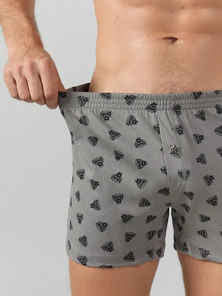 Изображение товара Трусы мужские Mark Formelle 411152 (р.106-116, пантера на сером)