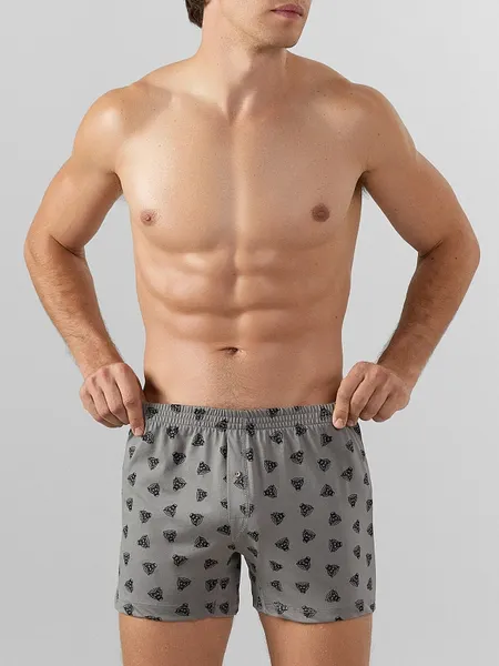 Изображение товара Трусы мужские Mark Formelle 411152 (р.106-116, пантера на сером)