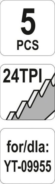 Изображение товара Полотно для ножовки Yato YT-09958