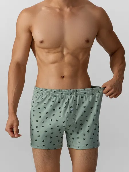 Изображение товара Трусы мужские Mark Formelle 411152 (р.106-116, топоры на зеленом льду)