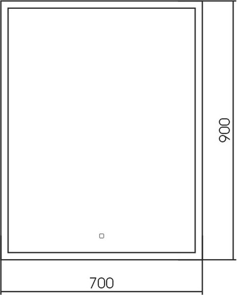 Изображение товара Зеркало Silver Mirrors Норма 70x90 / LED-00002804